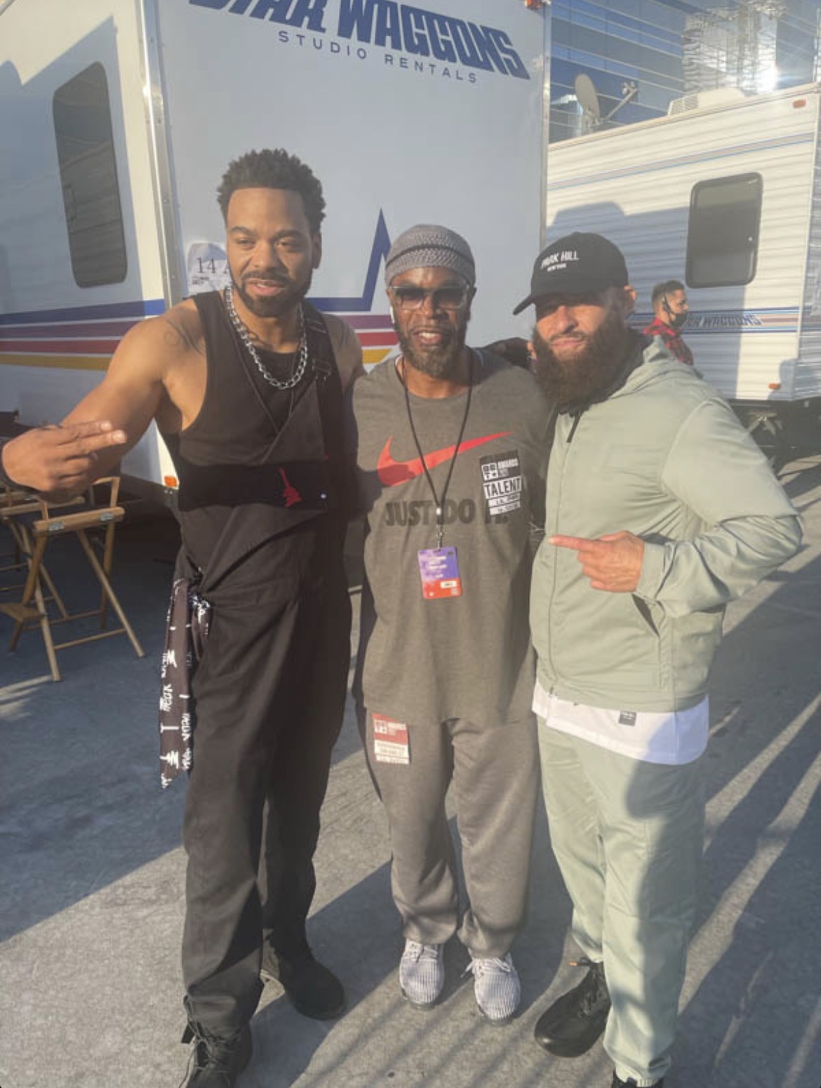 On set